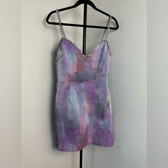 Crystal-Trim Cloud Mini Dress & Aimee Kestenberg Iridescent Crossbody Set - Picture 2 of 16